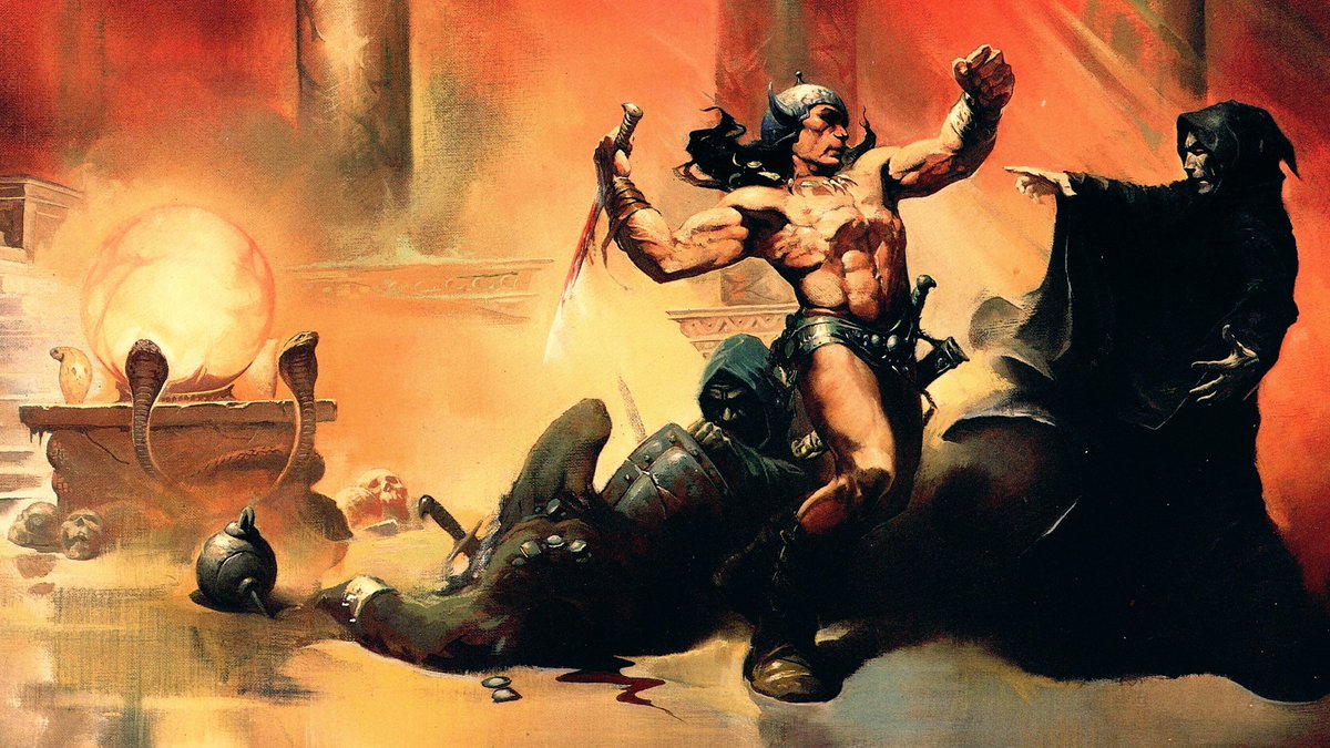 WonderAmericana's tweet photo. This is my favorite piece of Conan the Barbarian art. https://t.co/TtxJMe7MAP