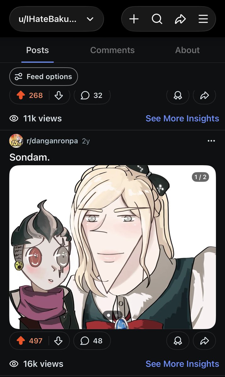 unc00ked_r1ce's tweet photo. Decided to look at my old Reddit account and why does my stupid fucking meme have more views than the drawing I spent hours on 😭😭😭 similar upvote count too omfg

#sondam https://t.co/r5WKREjohR