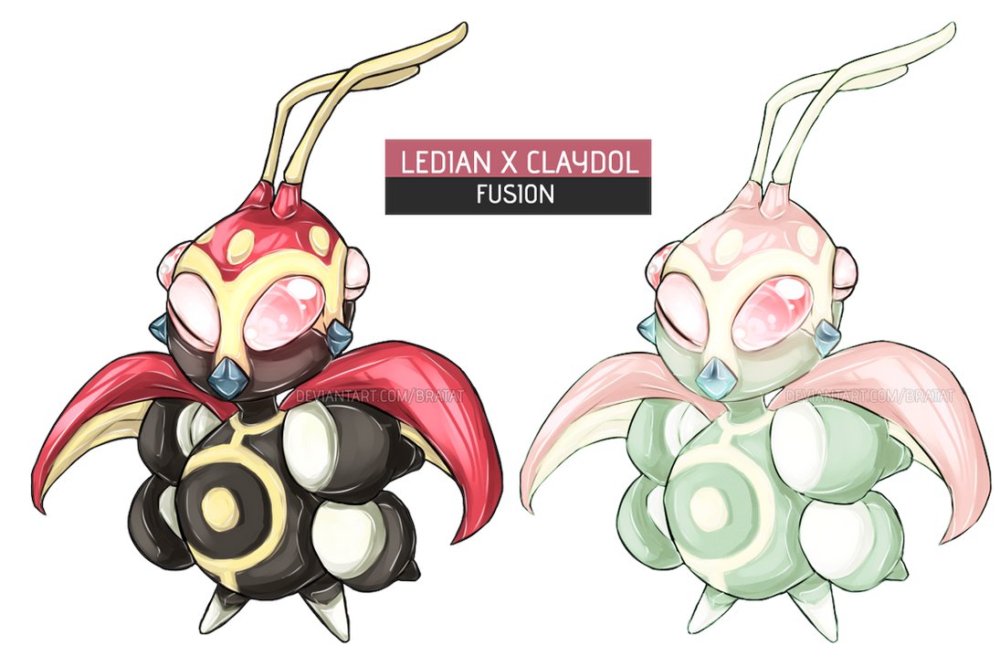 chccta's tweet photo. Ledian x Claydol fusion!

#fakemon #pokemonfusion https://t.co/7PyNiyLLyt