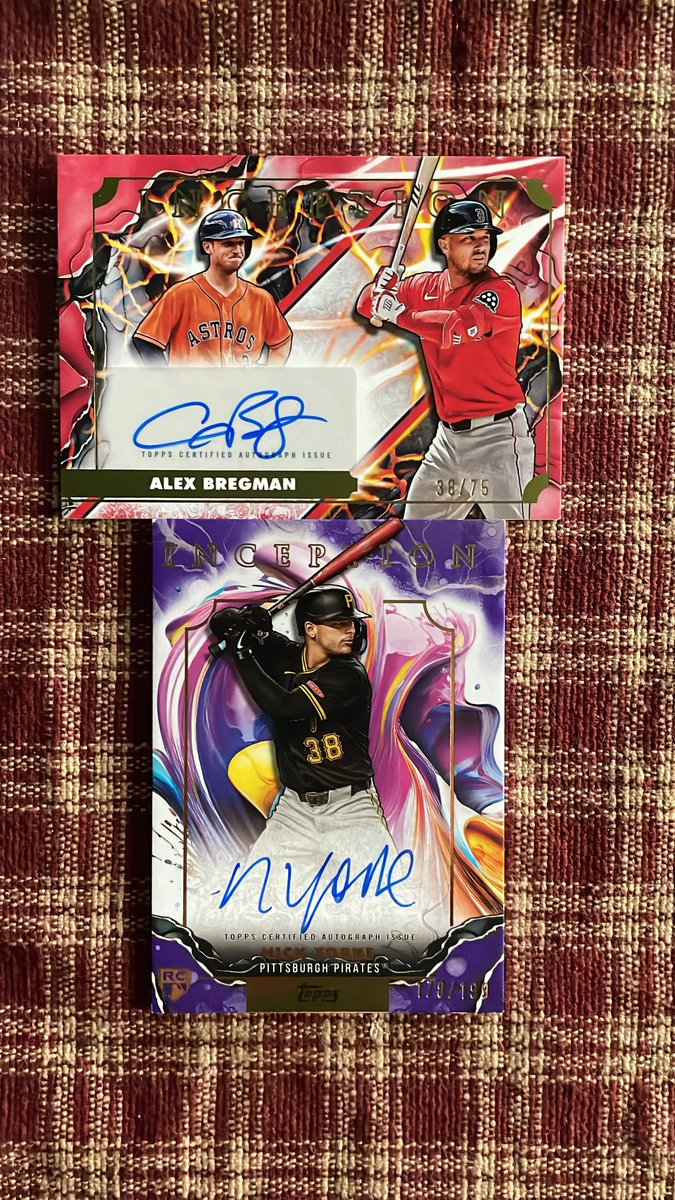 2seatertheater's tweet photo. Dual auto Kurtz Wilson 5/5 was a pull from a release day case.  The shop always delivers!!!!!
@SCCTradingCards https://t.co/Uoje3KYtAa