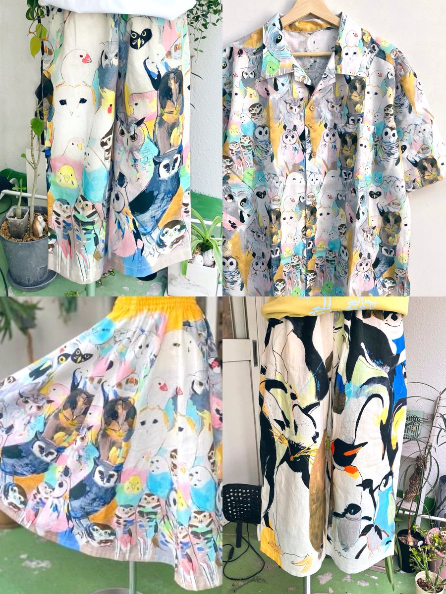 okumura_michiyo's tweet photo. ＼本日まで！／
フクロウパンツ、ペンギンパンツ、
フクロウシャツ、フクロウスカートの
ho-ho-さまでのオーダー受付は
本日までとなります（9月上旬お渡し予定
お店にも実物がございますのでぜひ✨ https://t.co/2imbVIxT0h