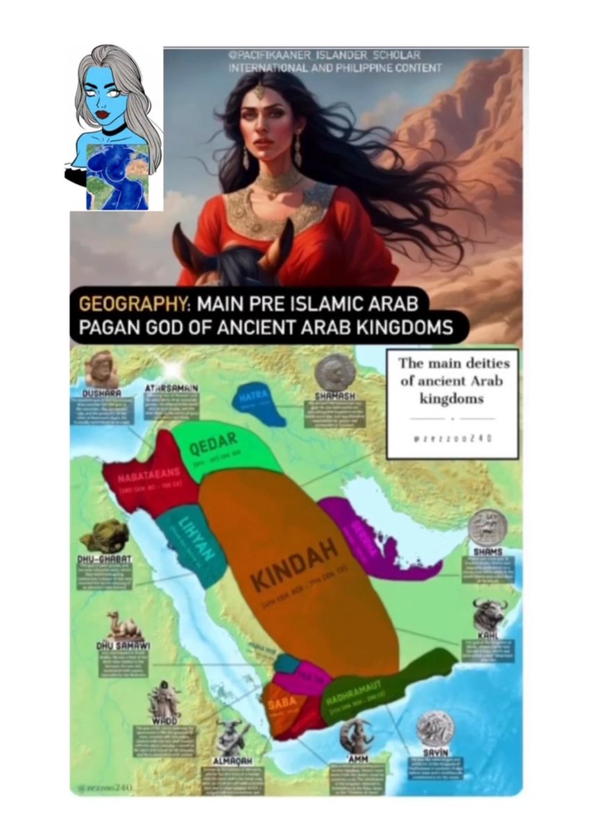 pacifikaaner's tweet photo. Pre Islamic Arabian gods #history #geography #map #maps #mapper #mapping #cartography #fact #facts #interestingfacts #interesting #fyp #meme #memes #dankmemes #dailymemes https://t.co/4E1CZWuy3O