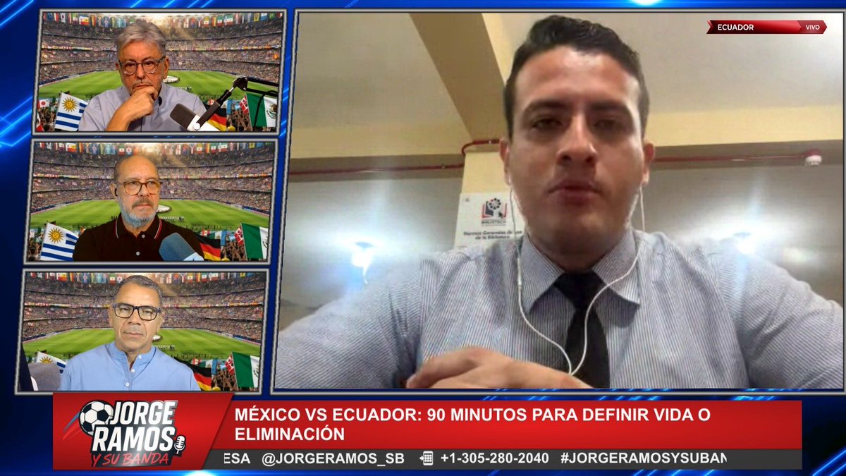 JorgeRamos_SB's tweet photo. Desde #Ecuador nos cuenta @VeimerG …lo ultimo sobre #LaTri

 en @JorgeRamos_SB  por @TudnRadio @YouTube  @mayorga1 @JorgeRamosFUT https://t.co/XlzywoOCYr