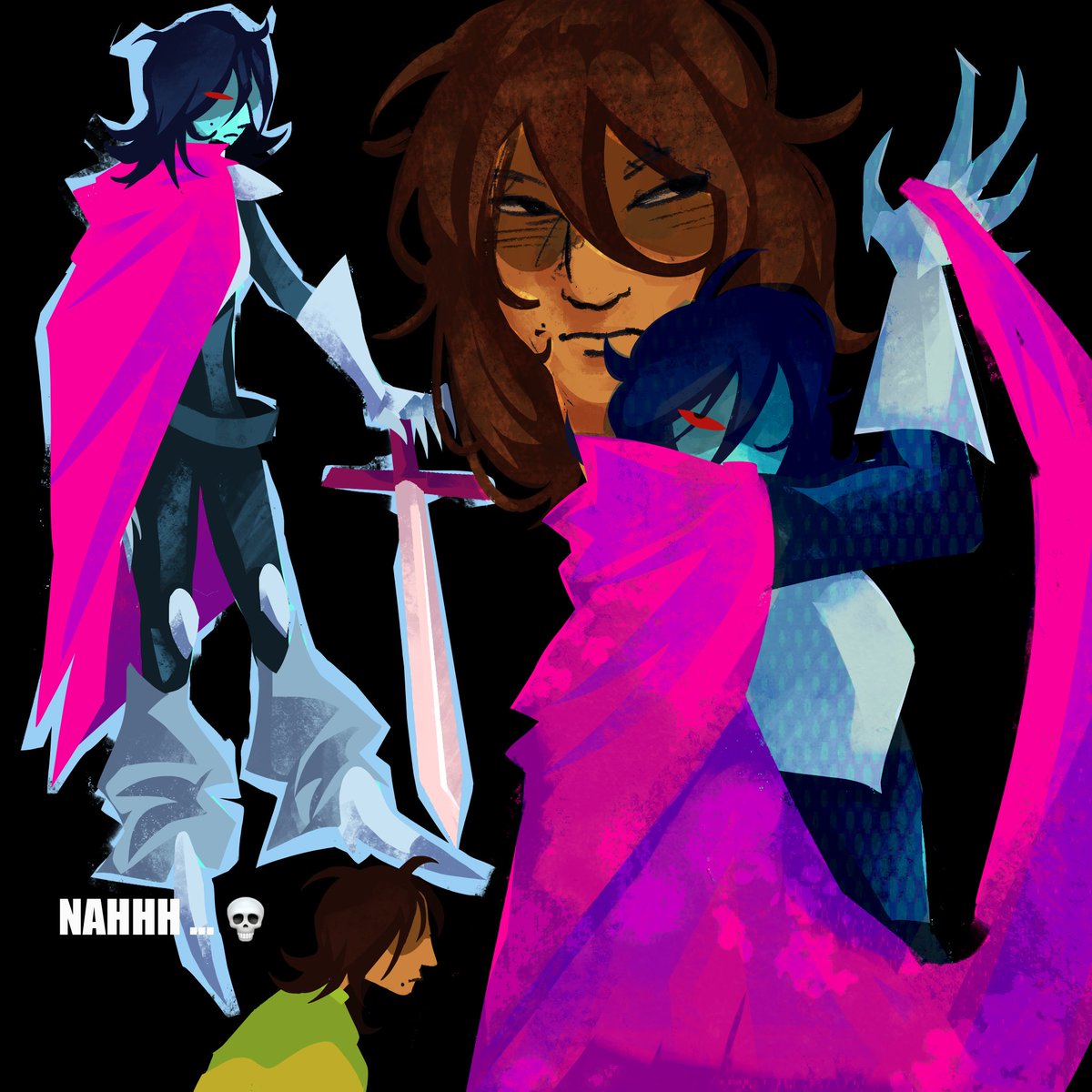 sheoffbeoff's tweet photo. krigs from dealtarune #deltarune https://t.co/lQVbHcWKxP