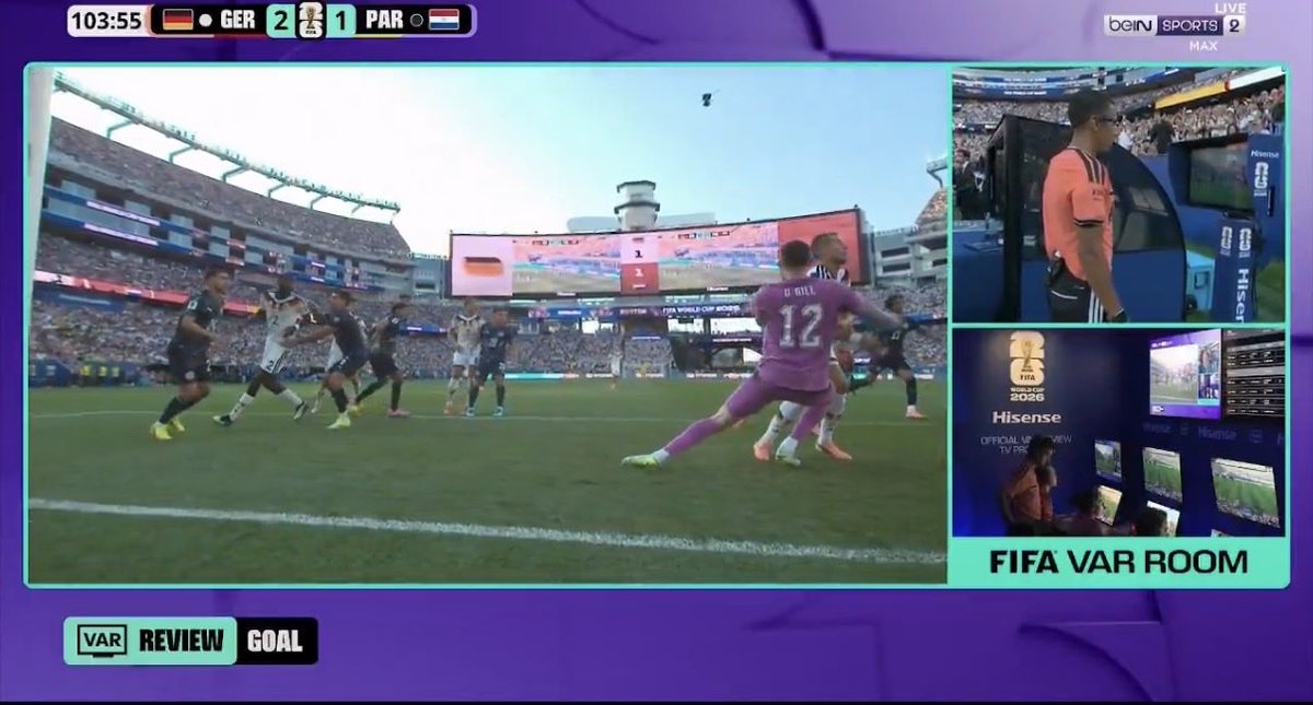 highlightplugg's tweet photo. WOW THE GOAL GOT CALLED BACK 😤 

WHAT ARE WE WATCHING HERE 

#fifa #germany #paraguay #worldcup https://t.co/f0K6LG23mr