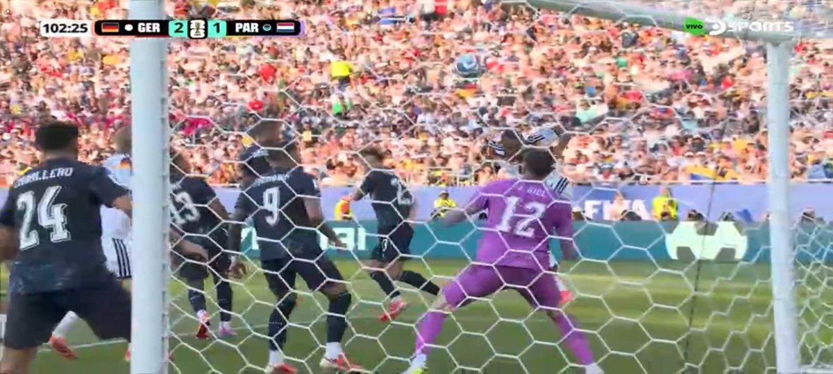 ke7kiptoo34524's tweet photo. #Germany 🇩🇪 #Paraguay 🇵🇾 #GERPAR #FIFAWorldCup #WorldCup2026 #RoundOf32 #DFBTeam #ke7 #Football #Soccer #MatchDay #FootballFans #GermanyVsParaguay #KE7
Goal Goal Goal Goal 
Germany are ahead on extra time Jonathan Tah heads a powerful header towards Gill he can't make the save https://t.co/gWALxumk51