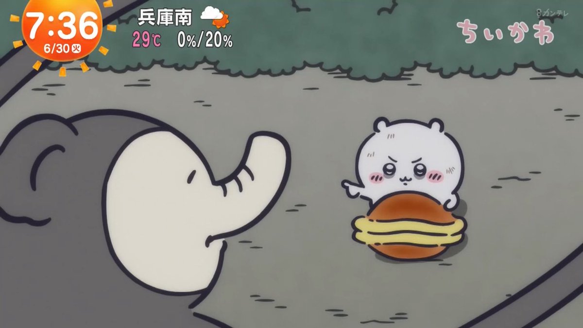 tubumisuki's tweet photo. ほんまにどういうつもりなんちいかわ
どういうお笑いなんちいかわ
 #ちいかわ  #アニメちいかわ https://t.co/dW5hyxyLeX