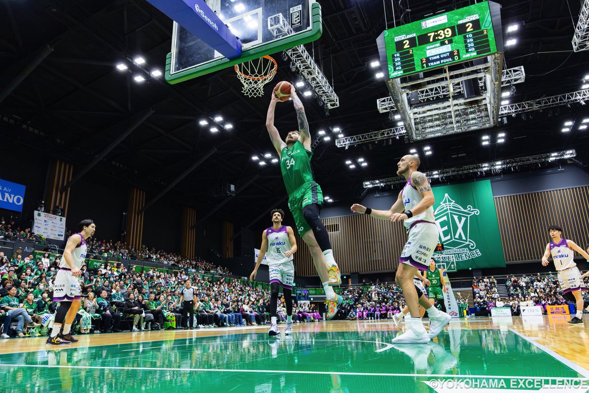 yokohamaex_'s tweet photo. ＼Thank you💚／

6月も最終日を迎え、明日からは2026-27シーズンへ💪🏀

#EXs の皆様の応援に支えられ、B2でのクラブ史上最高位となる「3位」に輝いた2025-26シーズンも最後まで熱い応援ありがとうございました😭😭😭

#皆さんの思い出のシーンはありますか❓
#横浜エクセレンス https://t.co/QW7Gxmui4V