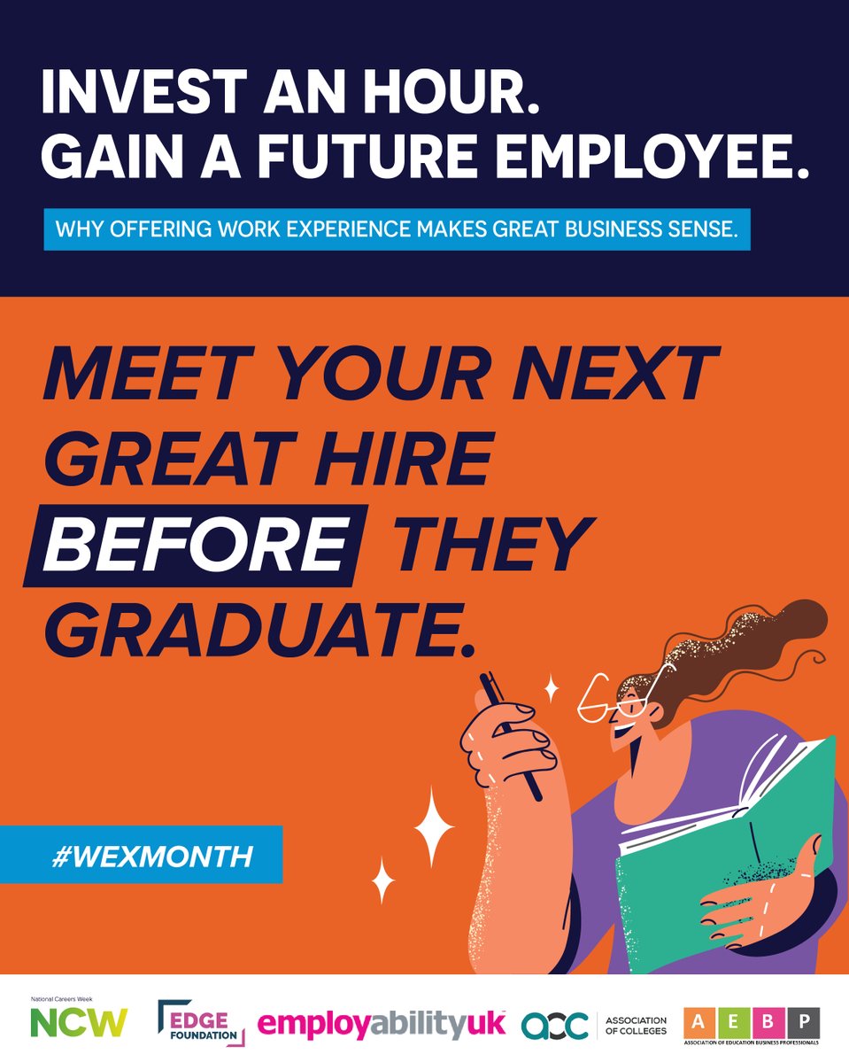 CareersWeek's tweet photo. 🚀 National #WEXMonth is almost here! Are you ready?

July is officially Work Experience Month, and it is time to shine a spotlight on the incredible impact of meaningful placements for young people. Whether you are an educator shaping future careers or an employer looking to inspire the next generation, we want you involved!

To make it as easy as possible to celebrate, champion, and shout about work experience, we’ve got a full suite of free resources ready for you to download.

📦 What’s in the toolkit?

Downloadable Posters to display in schools, colleges, and workplaces.

Posters https://t.co/XlEcvXdQmJ

Social Media Graphics to share your WEX success stories online.

Socials https://t.co/lRYugR7cis
Work experience is a massive driver for social mobility, giving young peopleespecially our most vulnerable and disadvantaged students a vital foot in the door and a taste of the real world.

Let's work together to make this July unforgettable.

👇 Get Involved Today!

Head over to our website to grab all of your free resources and start planning your campaign. Let’s make some noise for the future workforce!

🔗 https://t.co/4AwFDMyArE

#WEXMonth2026 #WorkExperience #CareersEducation #SocialMobility #FutureTalent #Apprenticeship
