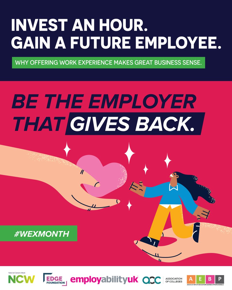 CareersWeek's tweet photo. 🚀 National #WEXMonth is almost here! Are you ready?

July is officially Work Experience Month, and it is time to shine a spotlight on the incredible impact of meaningful placements for young people. Whether you are an educator shaping future careers or an employer looking to inspire the next generation, we want you involved!

To make it as easy as possible to celebrate, champion, and shout about work experience, we’ve got a full suite of free resources ready for you to download.

📦 What’s in the toolkit?

Downloadable Posters to display in schools, colleges, and workplaces.

Posters https://t.co/XlEcvXdQmJ

Social Media Graphics to share your WEX success stories online.

Socials https://t.co/lRYugR7cis
Work experience is a massive driver for social mobility, giving young peopleespecially our most vulnerable and disadvantaged students a vital foot in the door and a taste of the real world.

Let's work together to make this July unforgettable.

👇 Get Involved Today!

Head over to our website to grab all of your free resources and start planning your campaign. Let’s make some noise for the future workforce!

🔗 https://t.co/4AwFDMyArE

#WEXMonth2026 #WorkExperience #CareersEducation #SocialMobility #FutureTalent #Apprenticeship