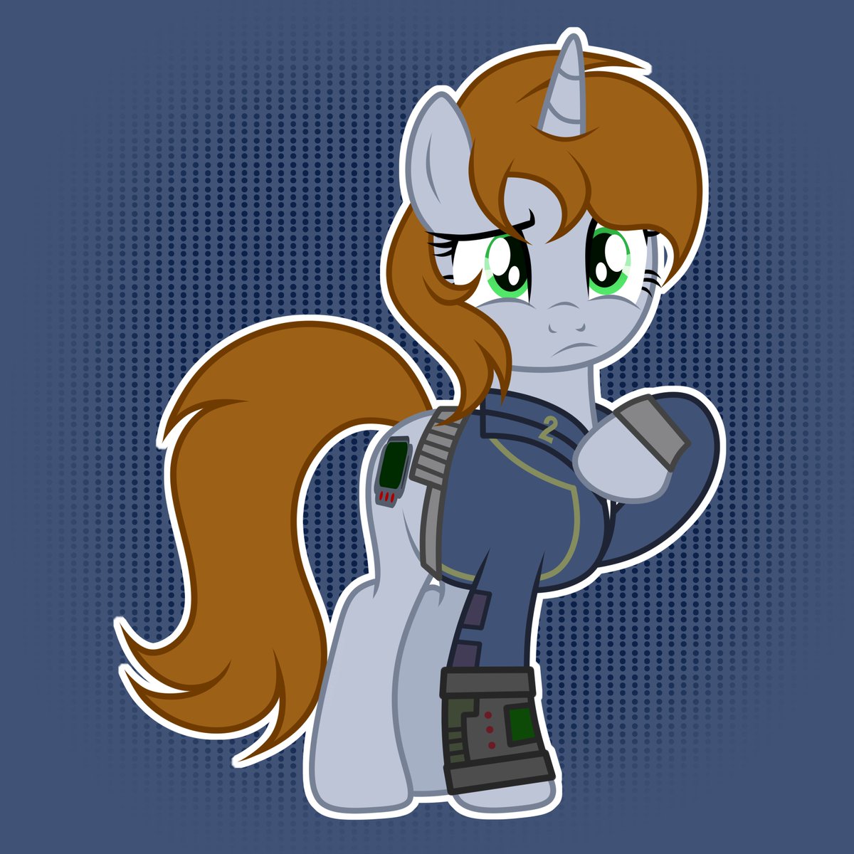 SweetCream686's tweet photo. MLP-style commission for @KrizYT
#falloutequestria #littlepip #mlp #mylittlepony #mlpart #mlpoc https://t.co/SQutdssxmf