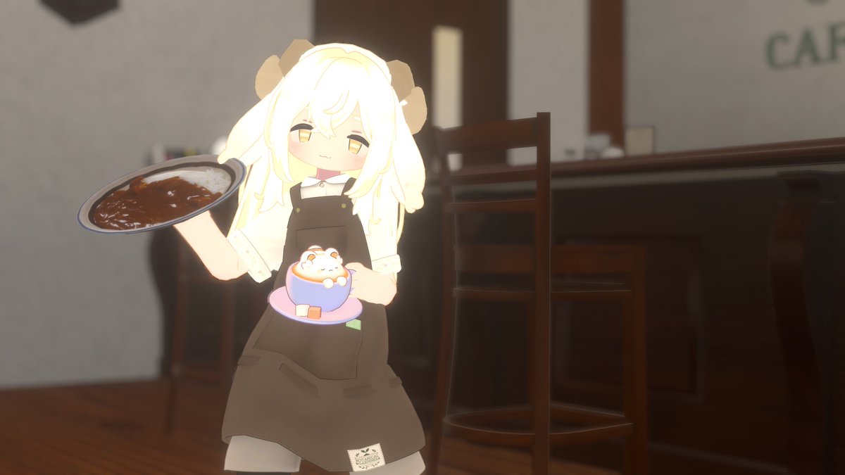 sleepsheep0508's tweet photo. #VRCうささきといっしょ
BGの店員さんの衣装としてのポテンシャルを引き出せた日だったかも https://t.co/EyBphrbzPq