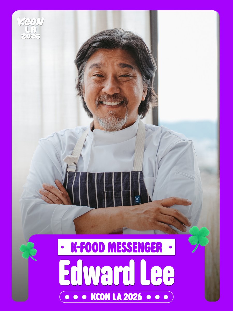 kconusa's tweet photo. [#KCONLA2026] K-FOOD MESSENGER

𝐘𝐎𝐔𝐑 𝐍𝐄𝐗𝐓 𝐅𝐀𝐕𝐎𝐑𝐈𝐓𝐄 𝐁𝐈𝐓𝐄
💜K-FOOD MESSENGER

𝐄𝐝𝐰𝐚𝐫𝐝 𝐋𝐞𝐞

Experience the night market vibe and discover your next comfort food at KCON LA 2026 with K-FOOD MESSENGER!😋
Step into the 🎡FESTIVAL GROUNDS and experience the K-LIFESTYLE like never before.

𝐆𝐄𝐓 𝐘𝐎𝐔𝐑 𝐓𝐈𝐂𝐊𝐄𝐓 𝐍𝐎𝐖!
🎟️ https://t.co/ANYHzUuKb5 

🔗Ticket Info 
https://t.co/iJRABamsFz

-
KCON LA 2026
AUG 14-16
https://t.co/0wcVXgZVPl Arena, LA Convention Center

Let’s #KCON
