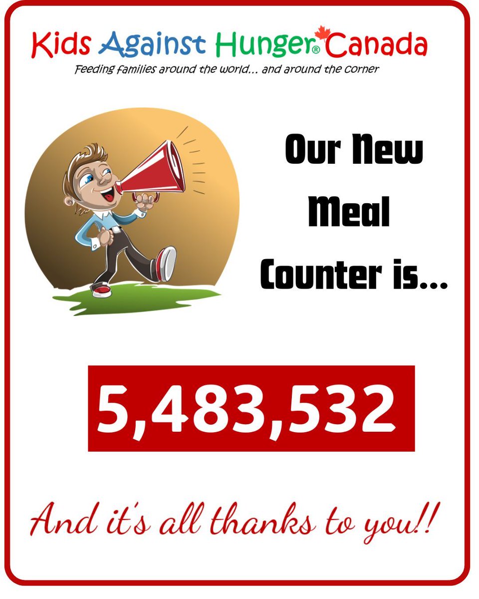 Kids Against Hunger Canada tweet media