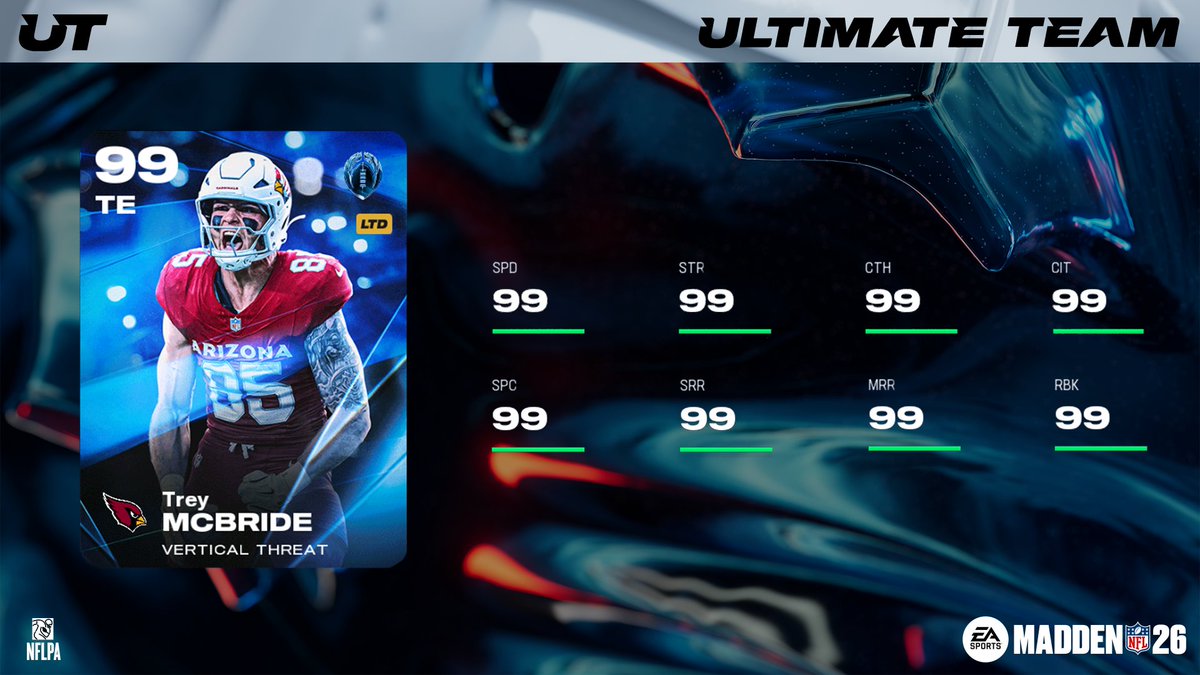 EASPORTS_MUT's tweet photo. Dominate with Lawrence Taylor, Brian Orakpo, Trey McBride, and Marshal Yanda in Eternals RL 3️⃣

Dropping tomorrow in #Madden26 https://t.co/HF7WTMsWrf