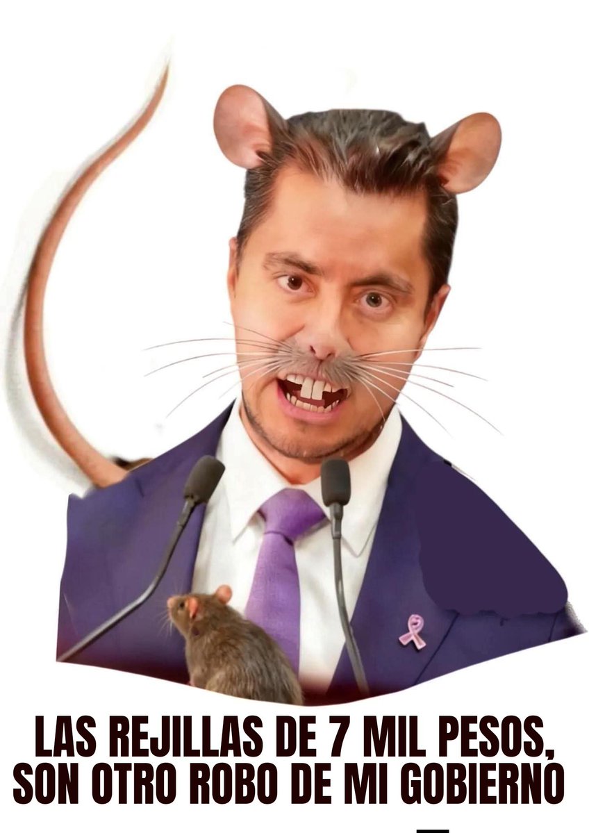 CarlRodSa's tweet photo. Las 100 rejillas de 700 mil pesos se suman a lo que Felifer se ha robado en su exposición de la Luna y de Humanoides, en la compra de luminarias a 9 mil pesos c/u, en los carros eléctricos de 30 mdp, a los cuetes en 17 mdp, en los cientos de millones de pesos del Dren de Peñuelas https://t.co/QqIfmRUSc5