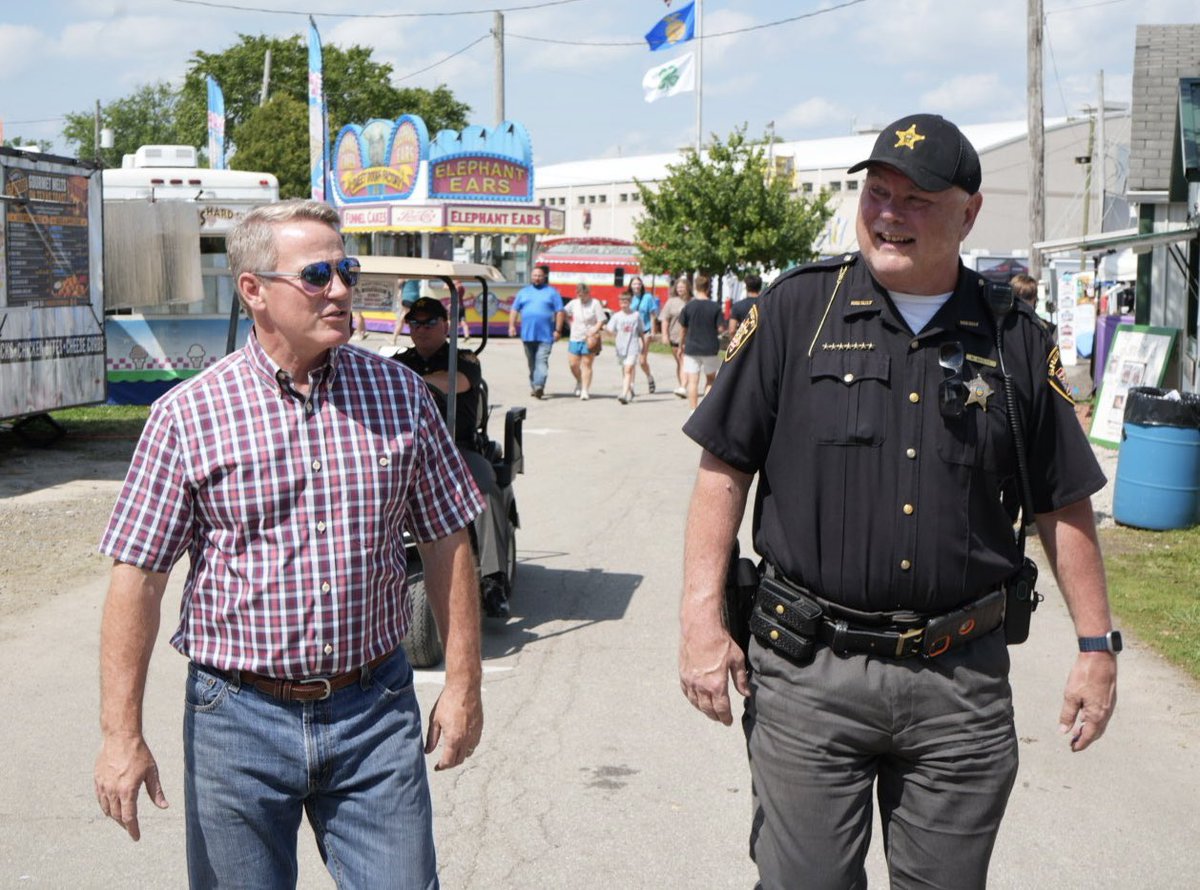 SenJonHusted's tweet photo. It was great to join Ohioans at the Marion County Fair today as we celebrate America’s 250th birthday! https://t.co/VVx6CwjSmz