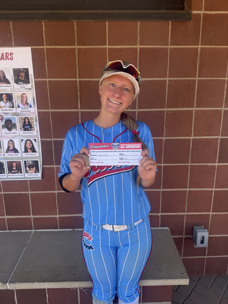 Breatill27's tweet photo. Made the All American All Star Game! I had two hits and great plays on the field! I was at Short, Second, and Left! https://t.co/npl4E7Z9TS