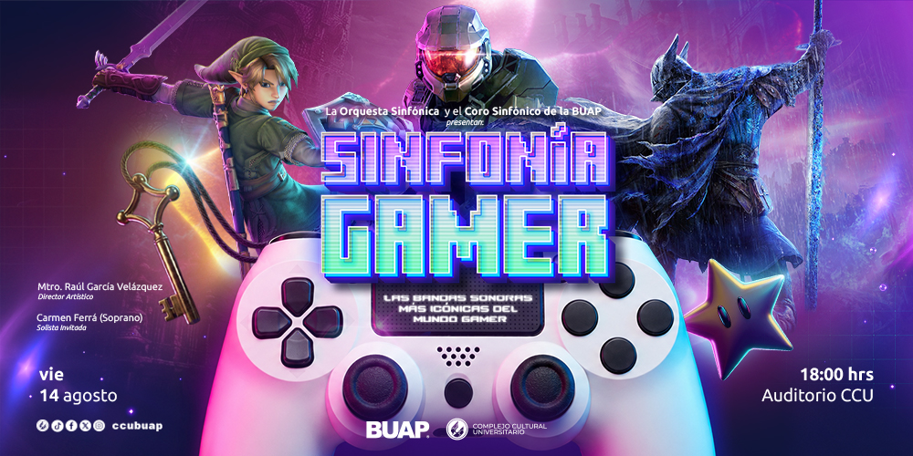 osbuapoficial's tweet photo. 🎮✨En Sinfonía Gamer reviviremos esos universos que nos hicieron explorar, competir, emocionarnos y descubrir nuevas aventuras. 

📅 14 de agosto | 18:00 h.
🎟️ Boleto numerado $100.00, disponibles en taquillas o en SuperBoletos: 
https://t.co/E4nY1unPVF https://t.co/YRi2cMVHCN