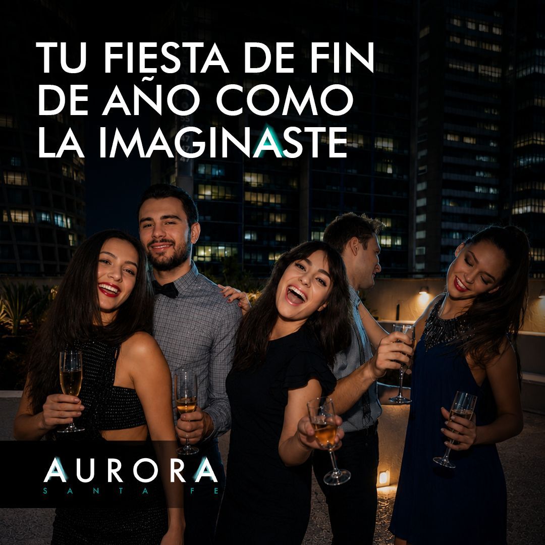 aurora_santafe's tweet photo. Haz realidad la celebración de fin de año que tienes en mente. 🥂 En Aurora Santa Fe con una atmósfera inigualable. Cotiza tu evento #AuroraSantaFe #PosadasCorporativas #EventosFinDeAño #VenuesCDMX #EventosCDMX https://t.co/RV9uDCoeET
