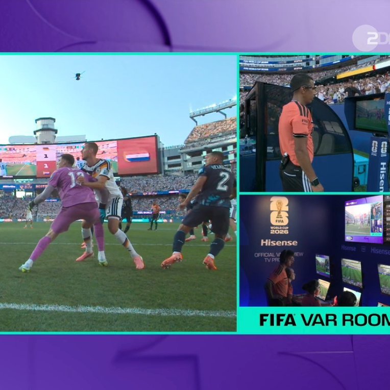 Sage_FCB's tweet photo. 🚨Roy Keane on Germany's disallowed goal against Paraguay after a VAR review:

🗣️ “I don't agree with the decision at all. That's a perfectly good goal for me. We're seeing goalkeepers get far too much protection these days. There was minimal contact, and if that's enough to disallow a goal at a World Cup, then we've got a problem.”

“VAR was brought in to correct obvious mistakes, not to spend minutes looking for the slightest bit of contact so it can wipe out goals. Football is becoming over-officiated, and it's taking the emotion out of the game.”

“I don't think the goalkeeper was ever getting to that ball. Players are entitled to compete for space in the box, and unless there's a clear foul, you've got to let the goal stand. That's football.”

“If Germany go out because of a decision like this, they'll have every right to feel frustrated. These are the moments that define tournaments, and referees have to be brave enough to make the big calls instead of relying on VAR to find excuses.”

“For me, it's simple: the goal should have counted. Sometimes you've just got to let football be football.”
