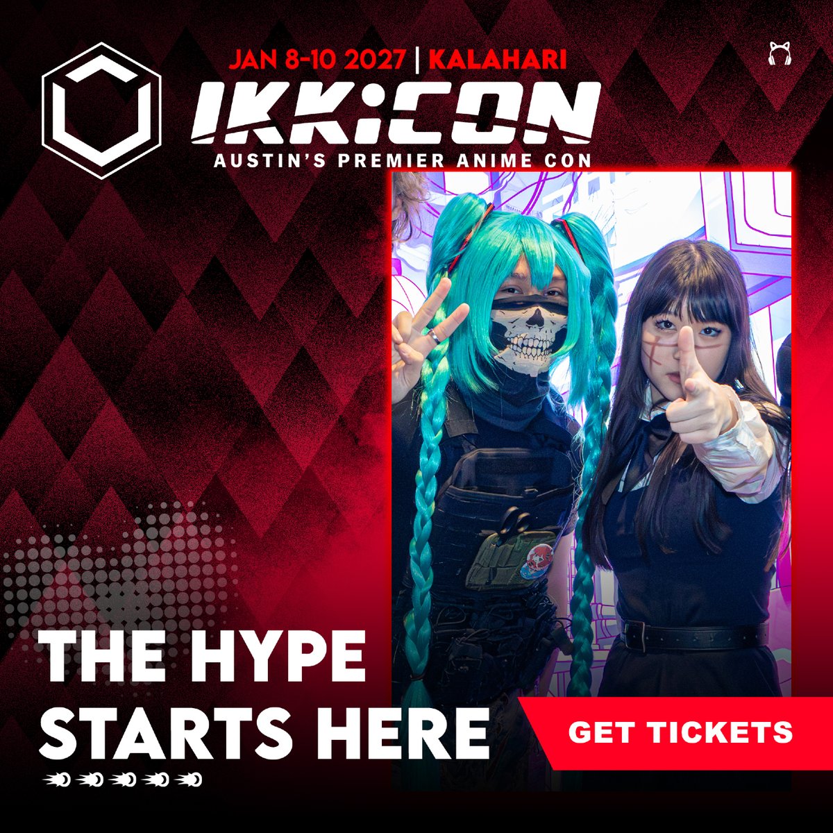 IKKiCON's tweet photo. Ready to level up your January? Badges on sale now!

https://t.co/v5LmNWU2dn
📍 IKKiCON 2027 • January 8–10 • Kalahari Resorts, Round Rock, TX
#IKKiCON2027 #animeconvention #austinanime #austincosplay #dallasanime https://t.co/Ob0GYS1rw8