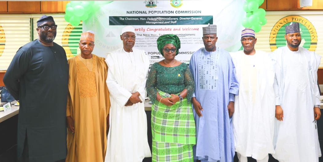 natpopcom's tweet photo. President Bola Ahmed Tinubu, today, swore in six newly appointed NPC Federal Commissioners at the Council Chamber of the Presidential Villa, Abuja.

Those sworn in include Federal Commissioners representing Ekiti, Jigawa, Katsina, Kwara, Sokoto, and Zamfara States. https://t.co/uSa7rX3Hf2