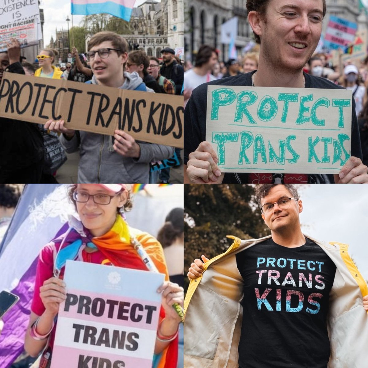 Jonnywsbell's tweet photo. The loudest voices screaming "Protect Trans Kids" always seem to come from adult men like these...

See them for what they are... https://t.co/dCjv7quOBy