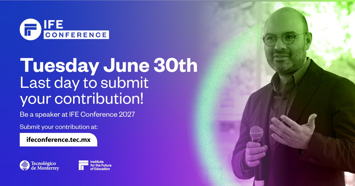 IFEconference's tweet photo. 🎙️ Last call to speak at #IFEConference2027!

📅 Submit your proposal by June 30th.
Learn more about the call for proposals at: https://t.co/xOKd7NLM1e https://t.co/JGlO3JKSIr