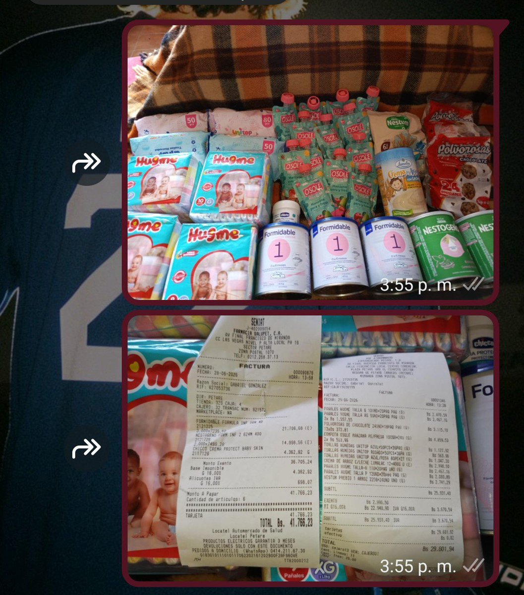 xtraumhada's tweet photo. El día de hoy recibí los primeros donativos y compré algunos productos de bebé que es de lo que más se necesita en los centros de acopio, adjunto pruebas ⬇️

Muchas gracias a las personas que se han sumado ❤️‍🩹 https://t.co/BLryBieWWN