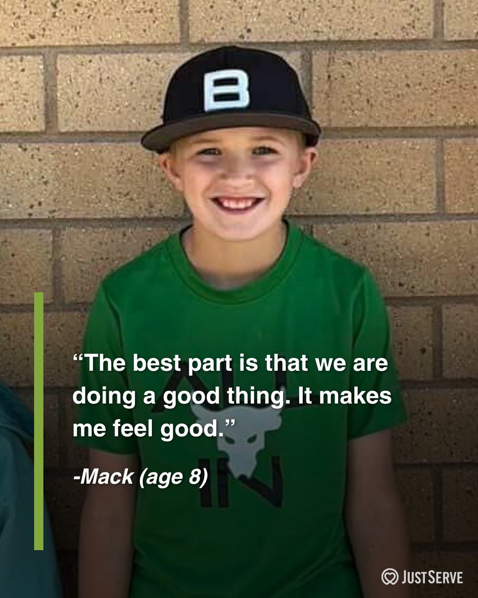 JustServe's tweet photo. Real impact often starts with something simple: asking how you can help. 💙

That is exactly what the Brinkerhoff family has been doing this year, and they have already seen a difference in their community and their family. https://t.co/XRnXj8enRo