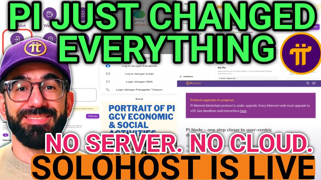 Trendingcr78263's tweet photo. 🚨 Pi Network just dropped something huge.

SoloHost is LIVE on Pi Desktop 0.6.0 — run apps &amp; AI locally on your own device, no server needed.

Powered by 420,000+ Pioneer nodes. 🤯

Plus Pi Sign-In just launched
🧵👇
https://t.co/5YHtKNxoId

#PiNetwork #SoloHost #PiSignIn https://t.co/5txr0aQsRE