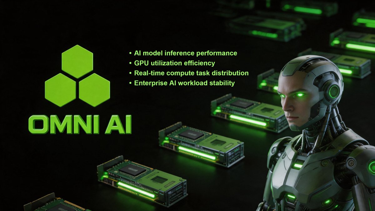 OMNIAI_Network's tweet photo. 🚀 AI is only as powerful as the compute behind it.

OMNI AI is optimizing AI inference, GPU utilization, real-time task scheduling, and enterprise-scale workloads—building a smarter distributed compute network for the AI era.

#OMNI #AI #GPU #AIInference #ComputeNetwork https://t.co/y4trlfj0yj