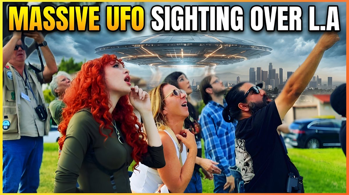 Thirphaseofmoon's tweet photo. MASSIVE UFO OVER LA! What They Saw Changed Their Lives Forever! Watch Now Link: https://t.co/t9BZX3RrUu #UFO #UAP #UFOX https://t.co/TSLr6gJkxX