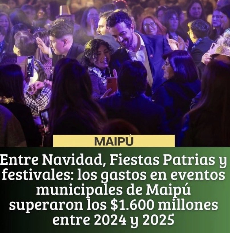 janomatusmc's tweet photo. ¿ Con qué moral Vodanovic y otros Alcaldes alegan por una posible eliminación de Contribuciones a personas mayores de 65 años ?

La Contraloría informó que los años 2024 y 25 las Municipalidades gastaron más dinero en Celebraciones que en Ayudas Sociales. https://t.co/aSnnGMRMos
