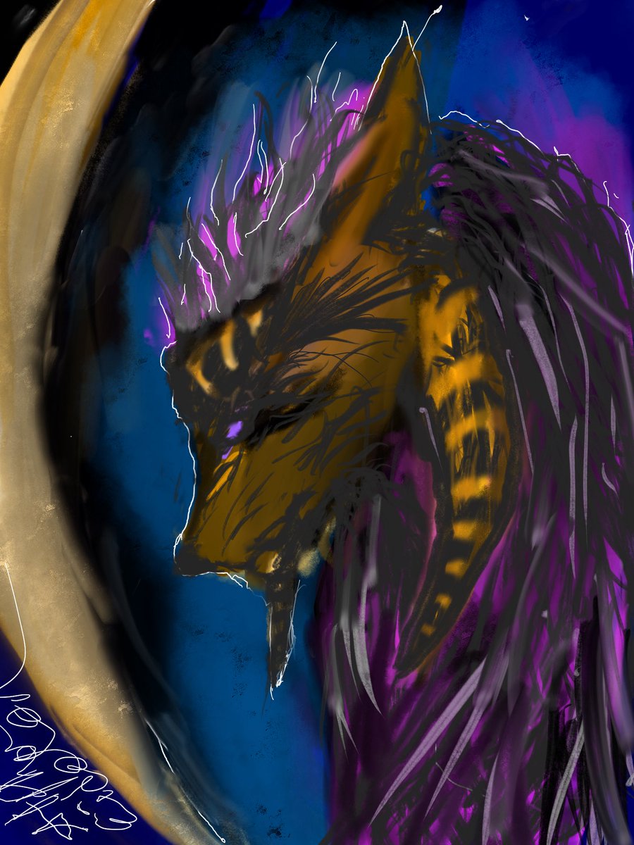 TheAlphaEidolon's tweet photo. My ipad finally behaved just enough for this doodle. Just about a year since I drew anything. Used Sketchbook since I couldn’t reinstall Procreate. 

But ye. This is decent enough to share. 

#Art #furry #furryart https://t.co/l9cvGYgy3u