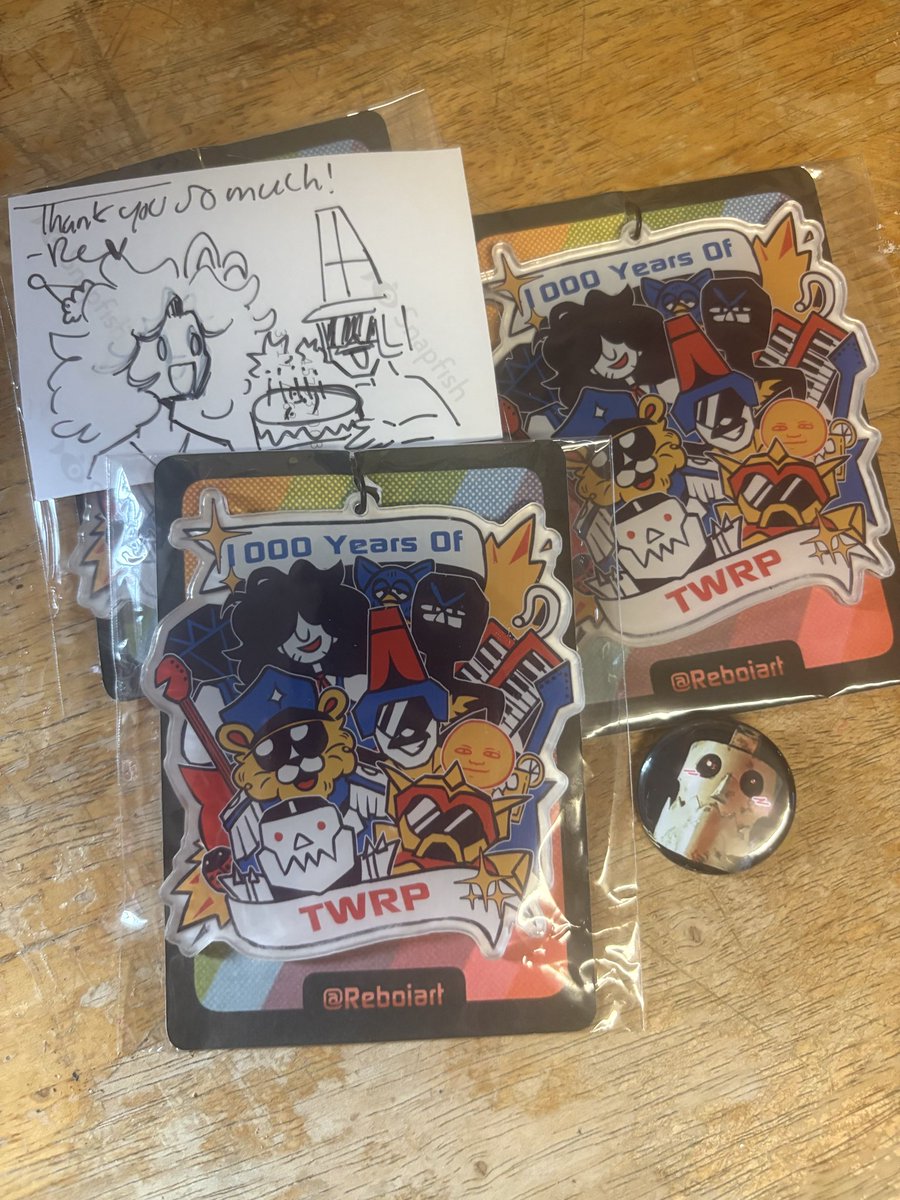 YoshitheShiba1's tweet photo. I got my 1000 Year of TWRP keychain from @freaky_TWRP today!!!!! It’s so cool!!!!! Thank you!!!!!! 😊 https://t.co/nm6ayFmREp