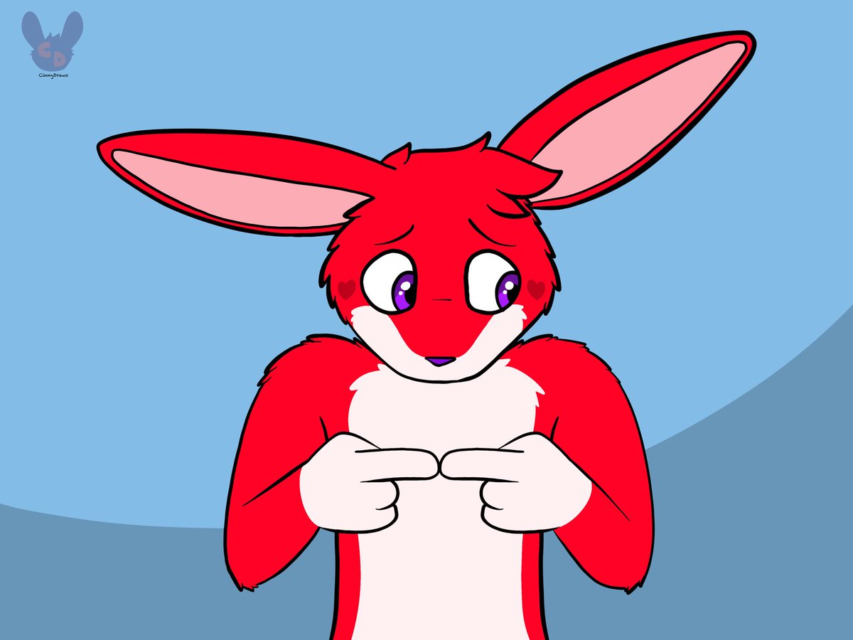 CinnyDrawsArt's tweet photo. Me 0.1 second after being called cute https://t.co/iYP5arY9i7