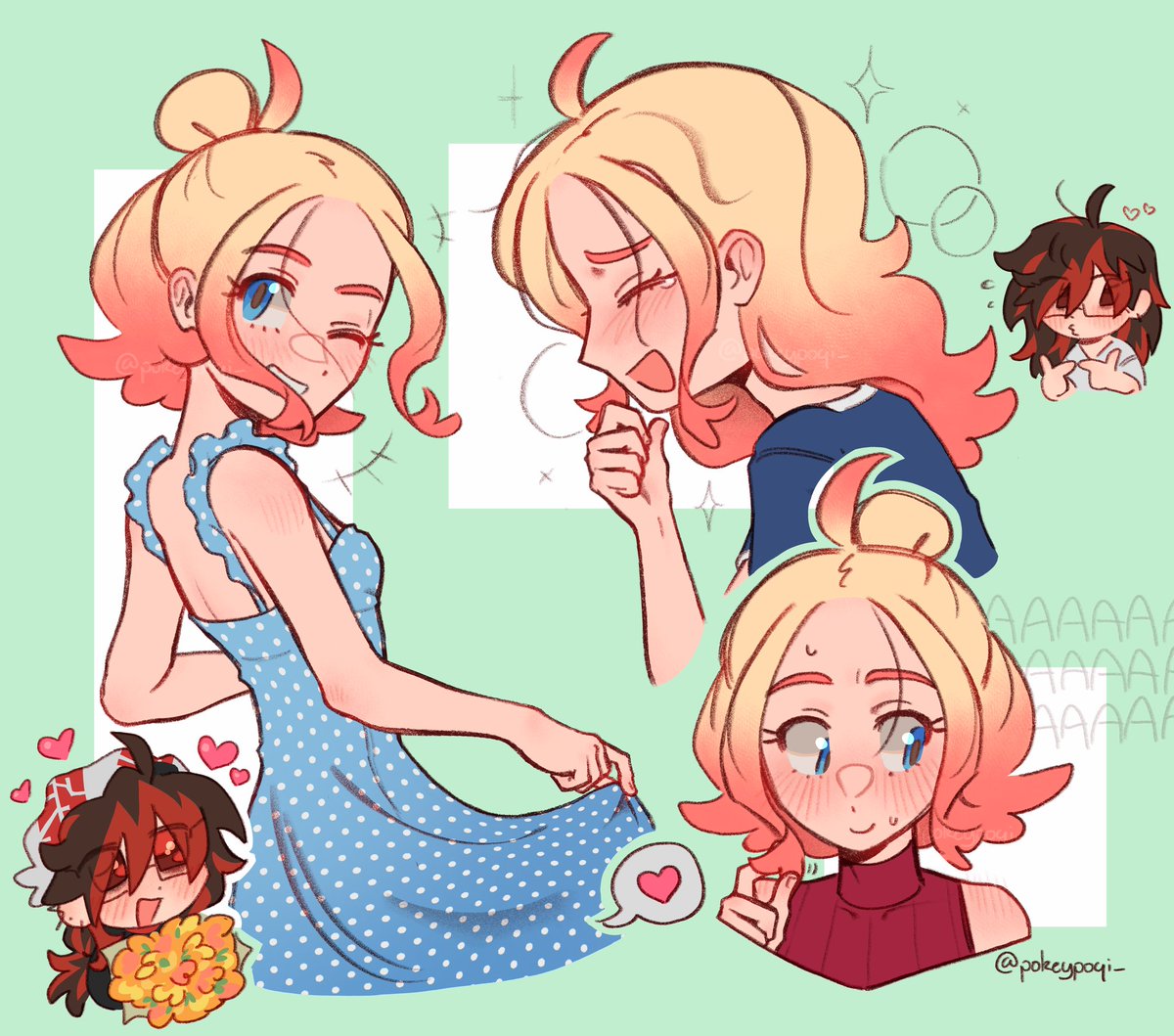 pokeypoqi_'s tweet photo. various taunies galore +selfship sona slop https://t.co/QVcjrfcKH9
