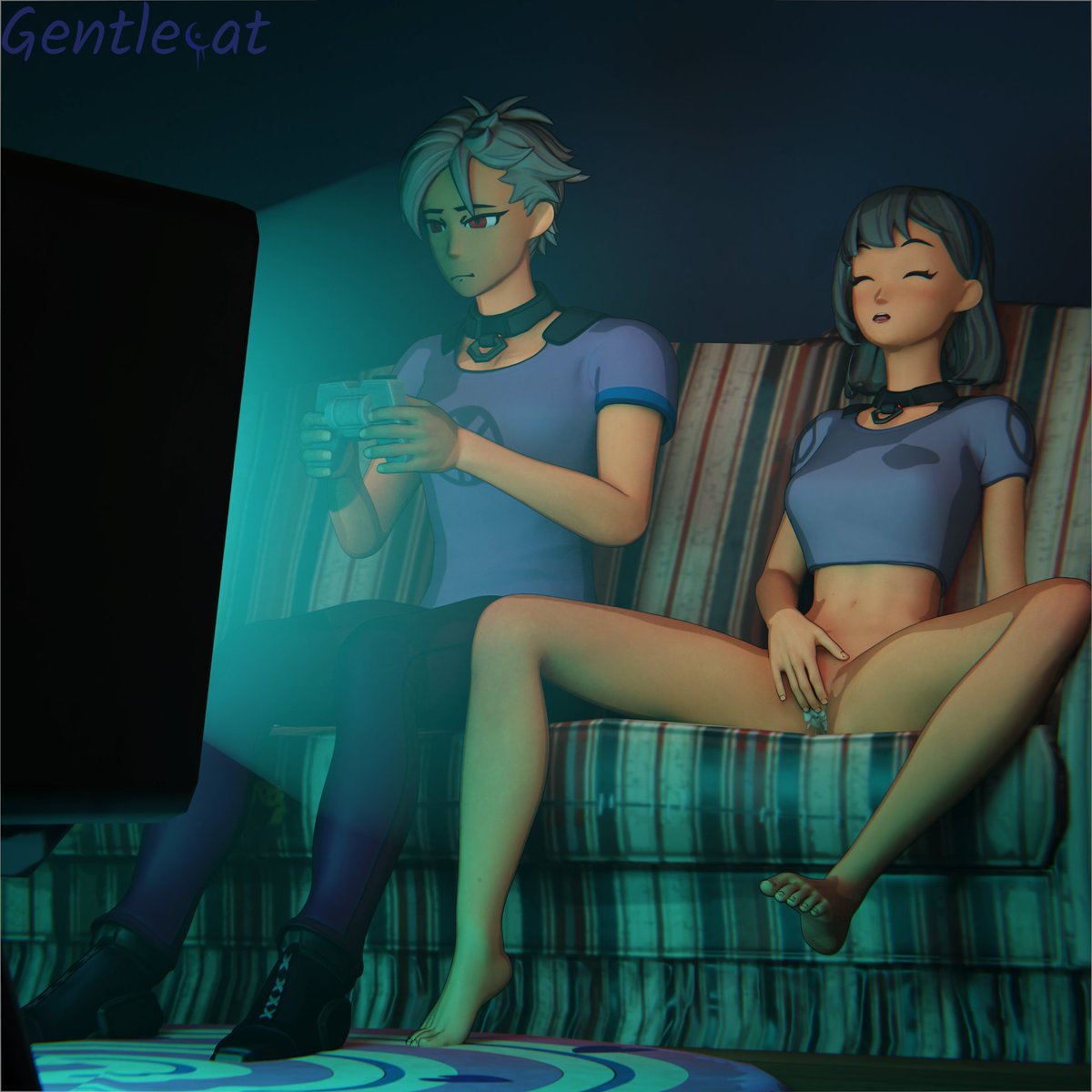 GentlecatLewd's tweet photo. "I cant be having all the fun alone~"
Lexa &amp; Orin: @x_RedEyes 
#Fucknite #FortnitePorn #Incest https://t.co/Vu18e9k8QU
