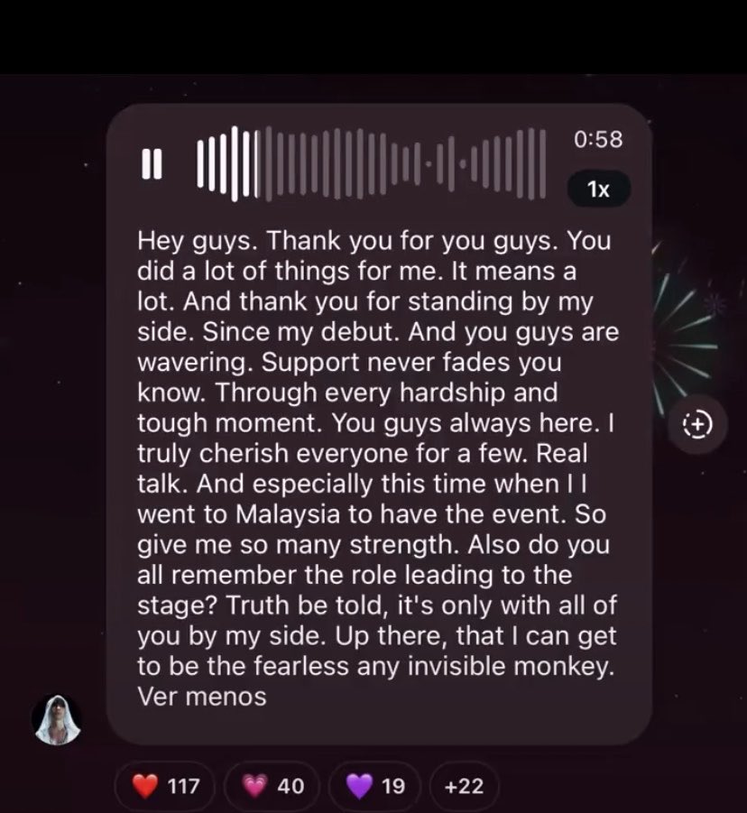 u_han94's tweet photo. “You did a lot of things for me. It means a lot. thank you for standing by my side. Since my debut. And you guys are wavering. Support never fades you know. Through every hardship and tough moment. You guys always here. I truly cherish everyone” 

Oh god! he’s so sweet ,precious https://t.co/c1Z7bgG0G7