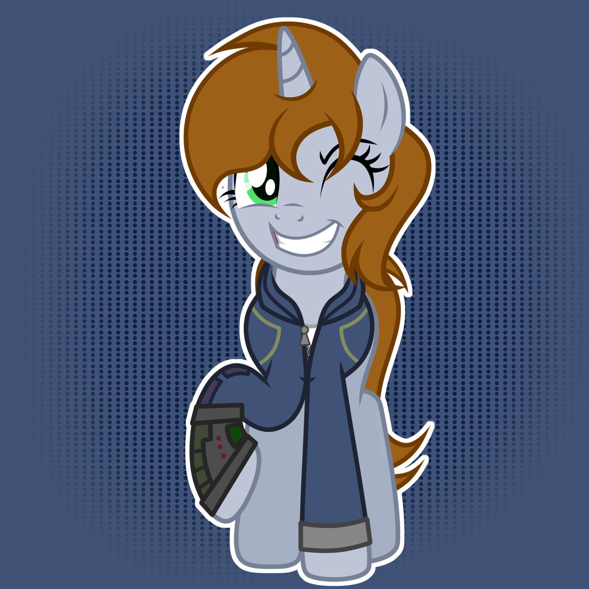 SweetCream686's tweet photo. MLP-style commission for @KrizYT
#falloutequestria #littlepip #mlp #mylittlepony #mlpart #mlpoc https://t.co/qMdlkbz0Ey