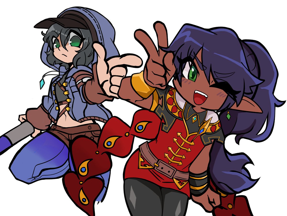 redlightningxiv's tweet photo. two idiot lalas https://t.co/sD6zOzJc44