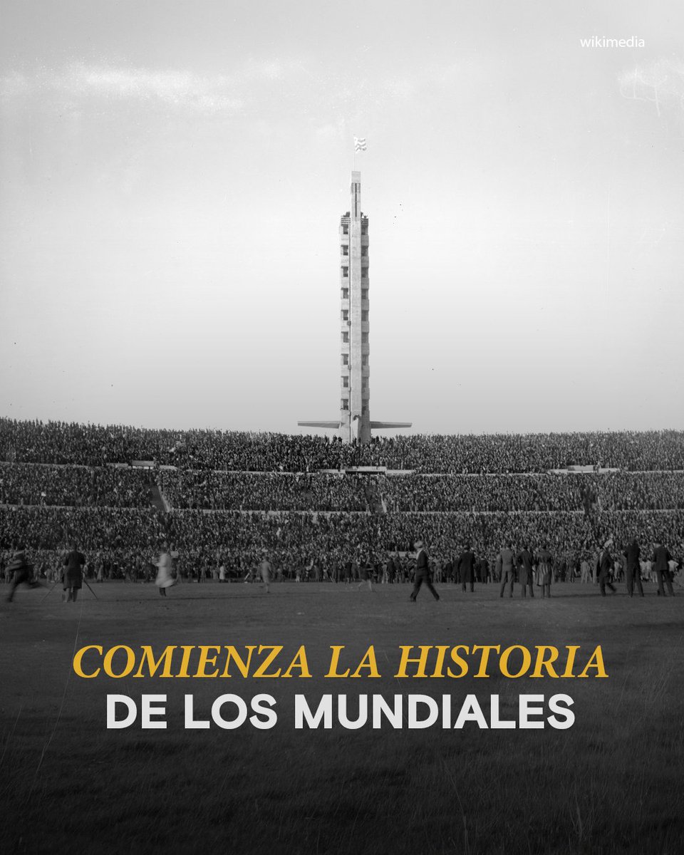 HistoryLA's tweet photo. #HoyEnLaHistoria En 1930, se inauguraba la primera edición de la Copa Mundial de la FIFA, marcando el inicio del torneo más importante del fútbol. https://t.co/zgSoYkgO8X