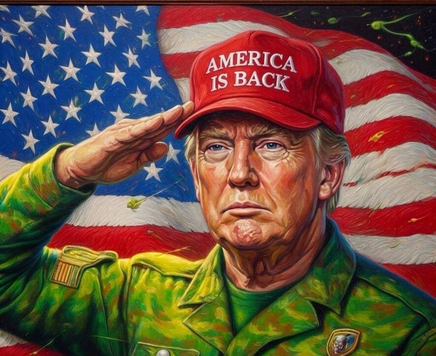 rafgiona's tweet photo. @MrWhale $AMERICA (America Is Back) is the meme coin of the moment. America is cooking 🦅 https://t.co/FiLSlukj3l