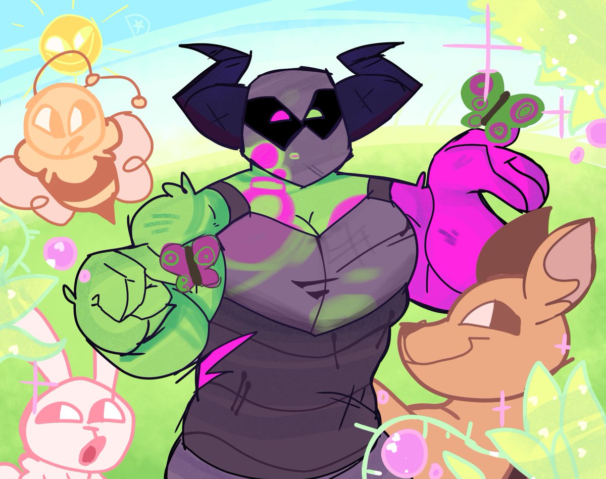 MoonDema41622's tweet photo. Hola un gusto a todos :3!! Soy DemaMoon, Hago dibujos y animacion de mis personajes como series y juegos ✨

Estare publicando por aqui mis procesos o dibujos completados, espero pueda agradar  (Si quiere apoyarme por otras redes tengo mi linktree en mi bio) 💝
#furryartists https://t.co/47tWEH0FwY