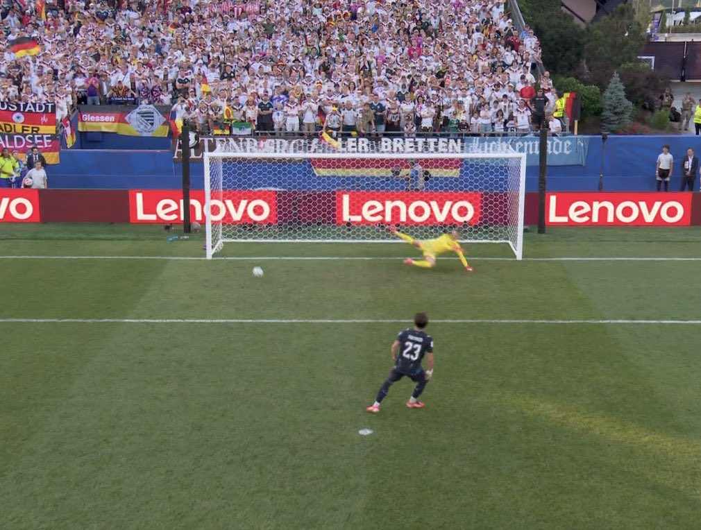 Statcomp7's tweet photo. GALARZA SCORES!

• 🇩🇪 GERMANY: ❌✅✅
• 🇵🇾 PARAGUAY: ✅✅✅ https://t.co/2ArE2wuTdY