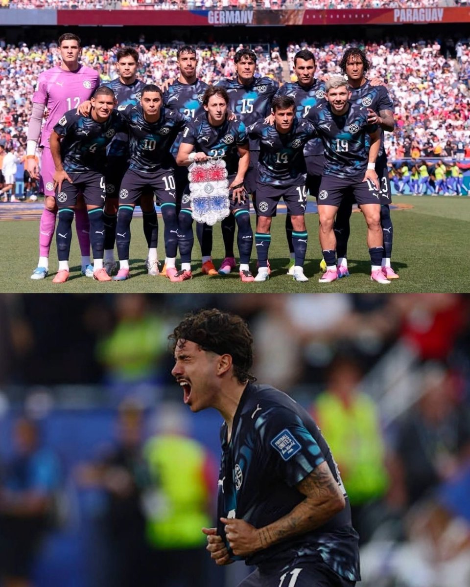 MotivacionesF's tweet photo. 🤯🇵🇾 ¡¡¡HISTÓRICO!!!

¡Paraguay acaba de eliminar a Alemania en la tanda de penales y se mete en los octavos de final de la Copa del Mundo!

La Albirroja volvió a demostrar que la Garra Guaraní está más viva que nunca. Un equipo que nunca dejó de creer, luchó cada balón y terminó derribando a una de las grandes potencias del fútbol mundial.

El sueño continúa para los dirigidos por Gustavo Alfaro, que siguen escribiendo una de las historias más emocionantes de este Mundial.

🇵🇾 De pie para aplaudir a Paraguay. ¡Qué noche inolvidable!