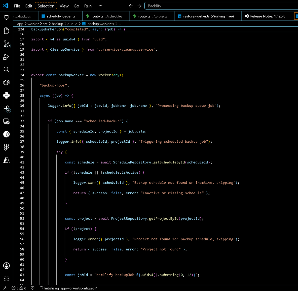 dev_galaxia's tweet photo. Day 2 of building Backlify.

One decision I made early was to build the background worker before the API.

Database backups can take seconds—or even minutes. Keeping an HTTP request open that long is a bad idea.

Instead, the API just queues a job, and a worker handles the backup in the background.

It makes the system more reliable and scalable from the start.

Building in public.

#buildinpublic #backend #nodejs #postgresql