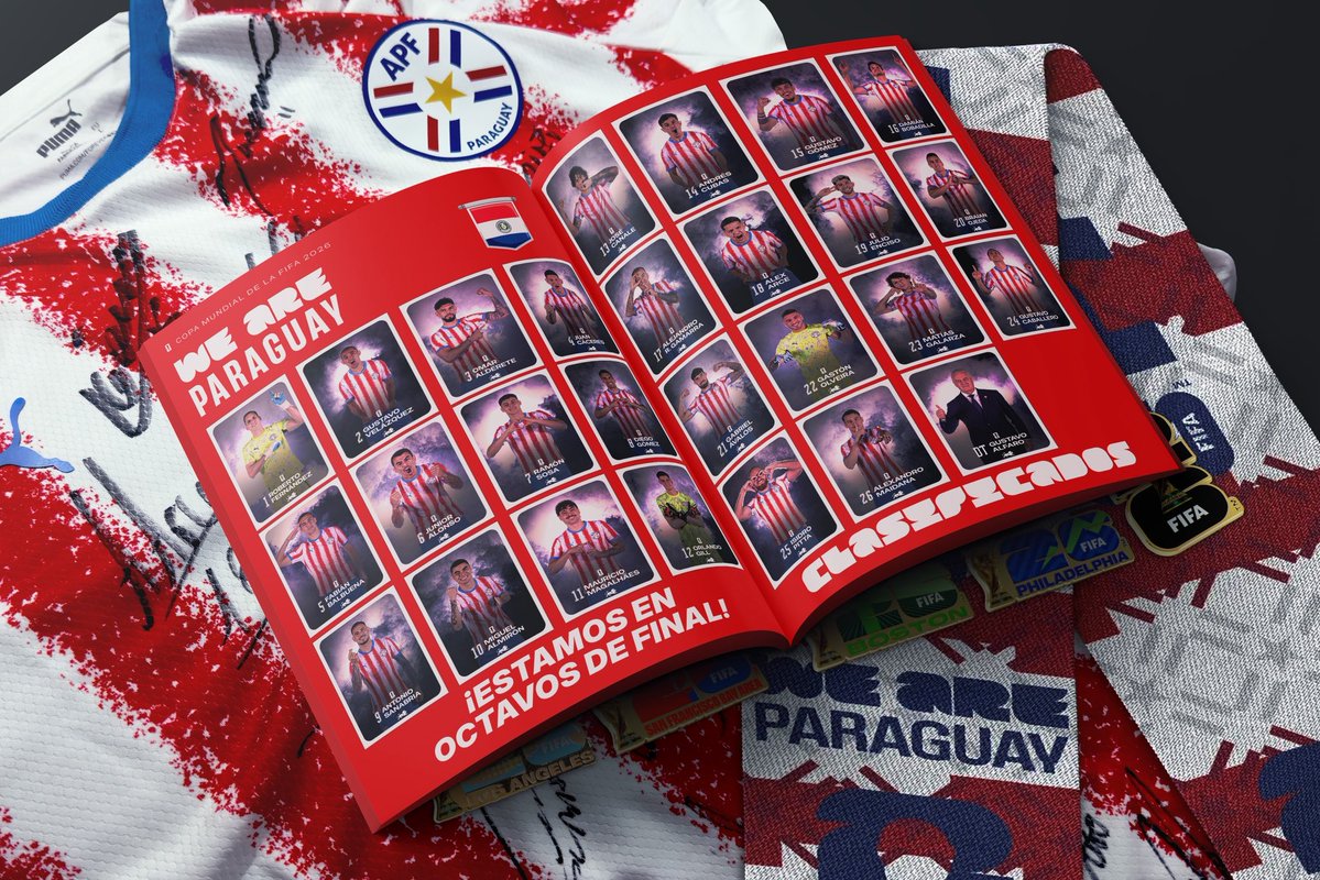 Albirroja's tweet photo. Porque rendirse nunca fue parte de nuestra historia ❤️🤍💙

Con garra y corazón, Paraguay avanza a los 8vos de final de la @FIFAWorldCup 2026 🏆 

#VamosParaguay https://t.co/mONNduSX6l